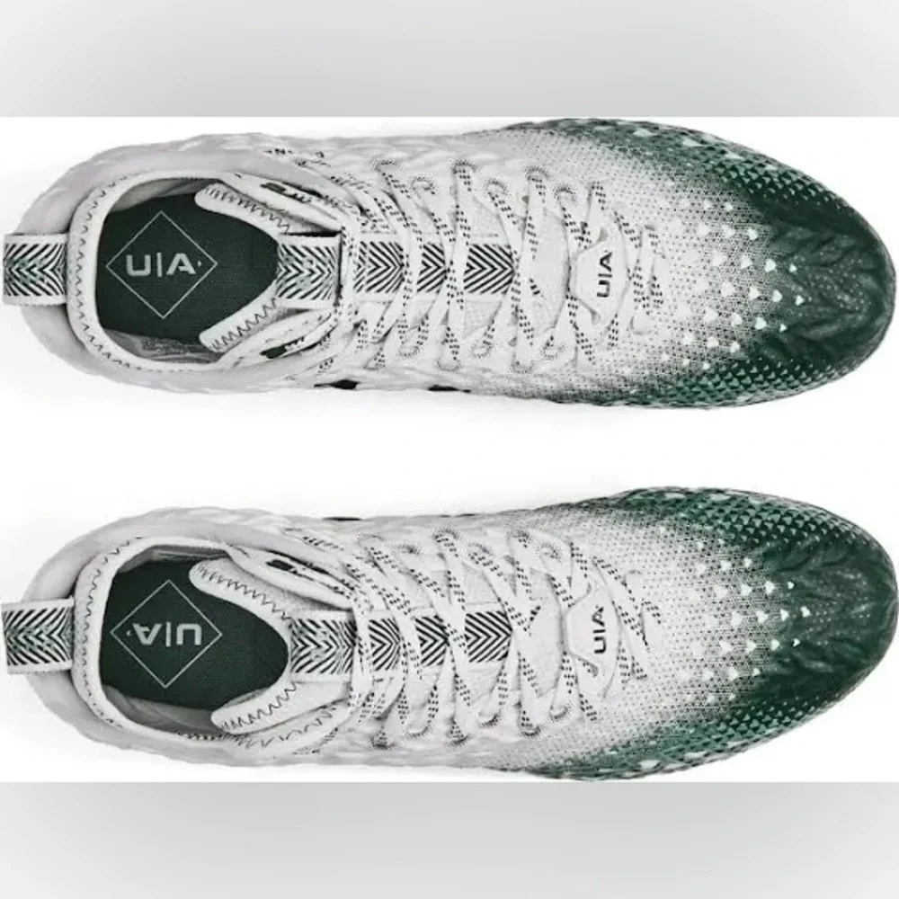 Under Armour Spotlight Clone 3.0 MC 'White Emerald' football cleats. NWT in Box!